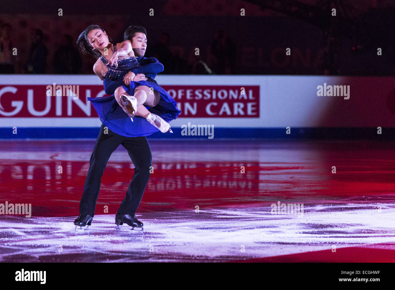 Barcelona, Catalonia, Spain. 14th Dec, 2014. MAIA SHIBUTANI/ALEX SHIBUTANI (USA) perform in the non-competitive Exhibition Gala closing the ISU Grand Prix of Figure Skating Final 2014 in Barcelona © Matthias Oesterle/ZUMA Wire/ZUMAPRESS.com/Alamy Live News Stock Photo