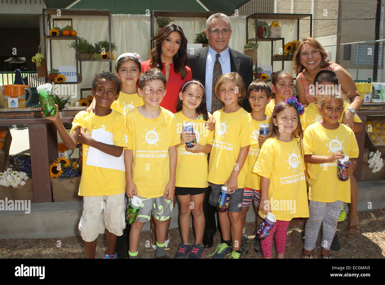 Brita and Eva Longoria Help Kids Choose Water at Burbank YMCA Special