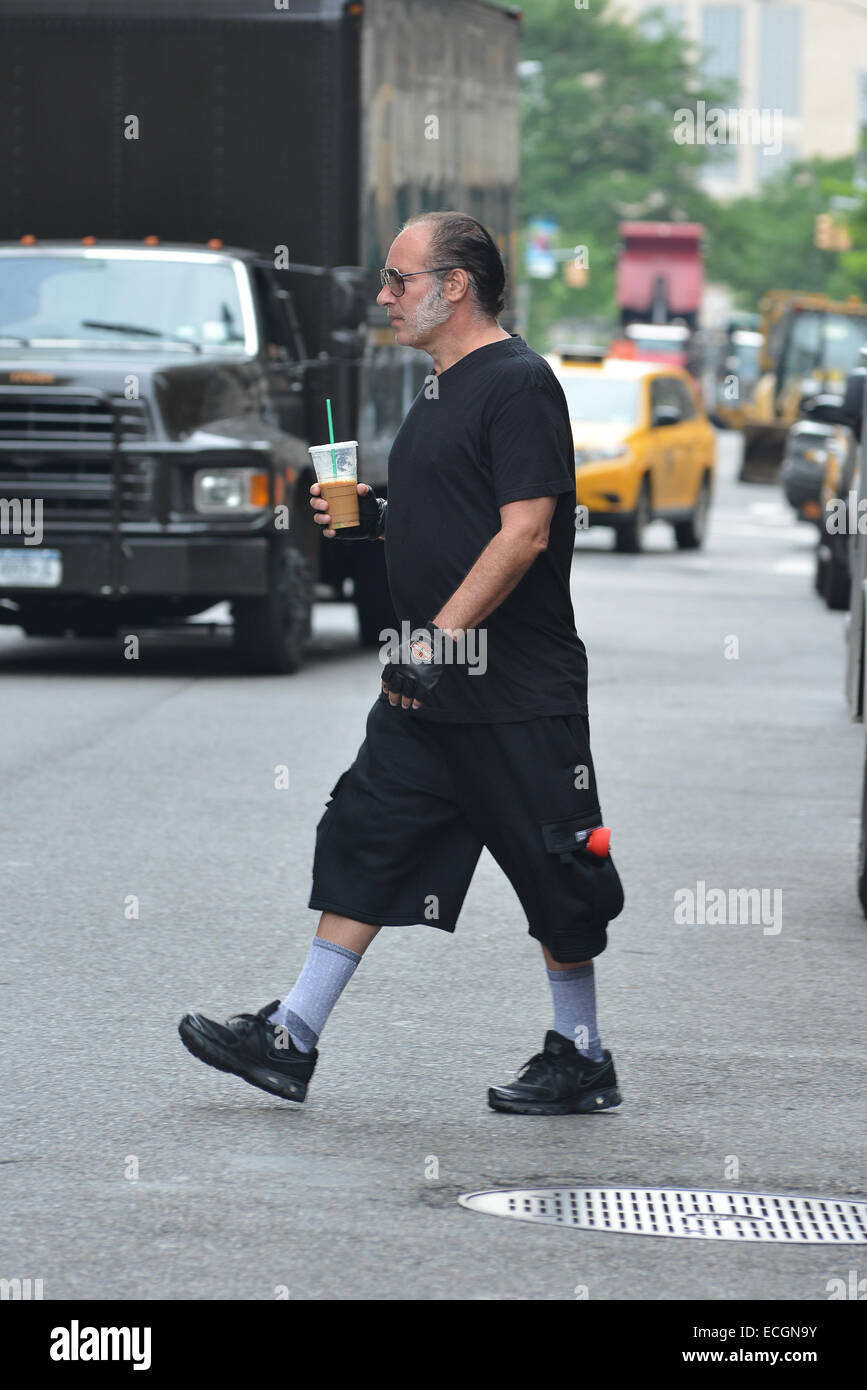 Andrew Dice Clay walking around New York Featuring: Andrew Dice Clay