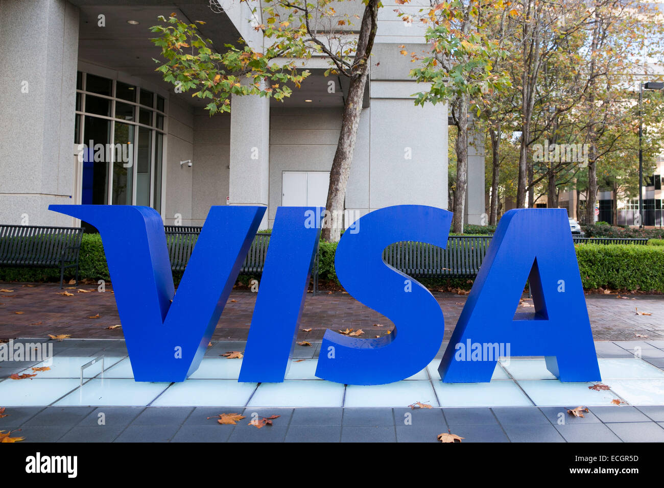 The headquarters of credit card provider Visa. Stock Photo