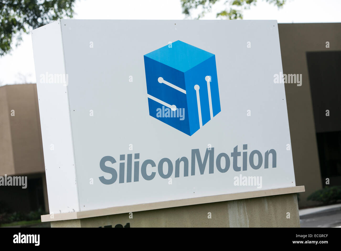An office building occupied by Silicon Motion. Stock Photo