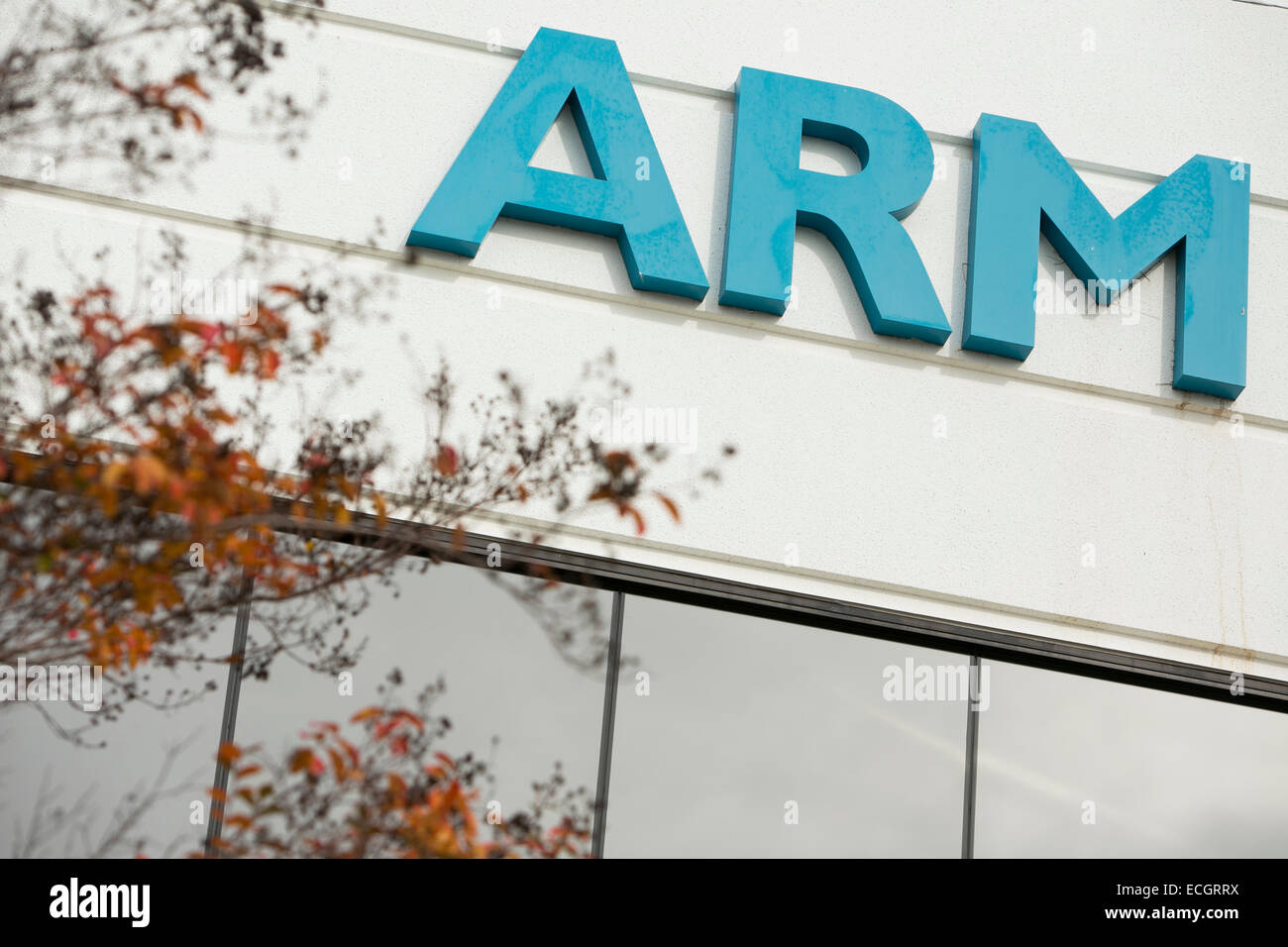 An office building occupied by semiconductor and software maker ARM