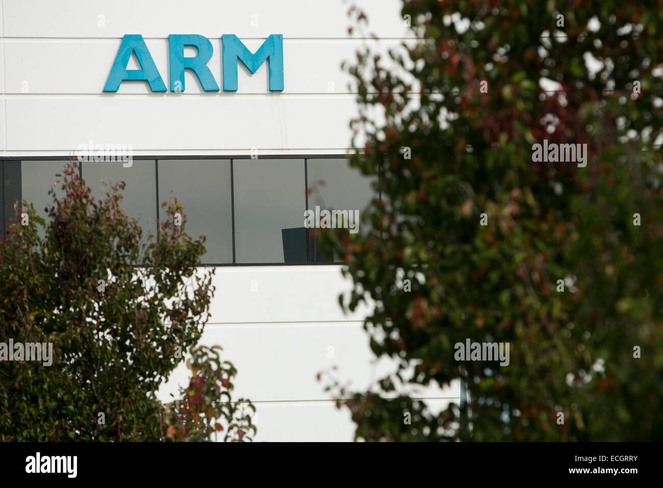 An office building occupied by semiconductor and software maker ARM