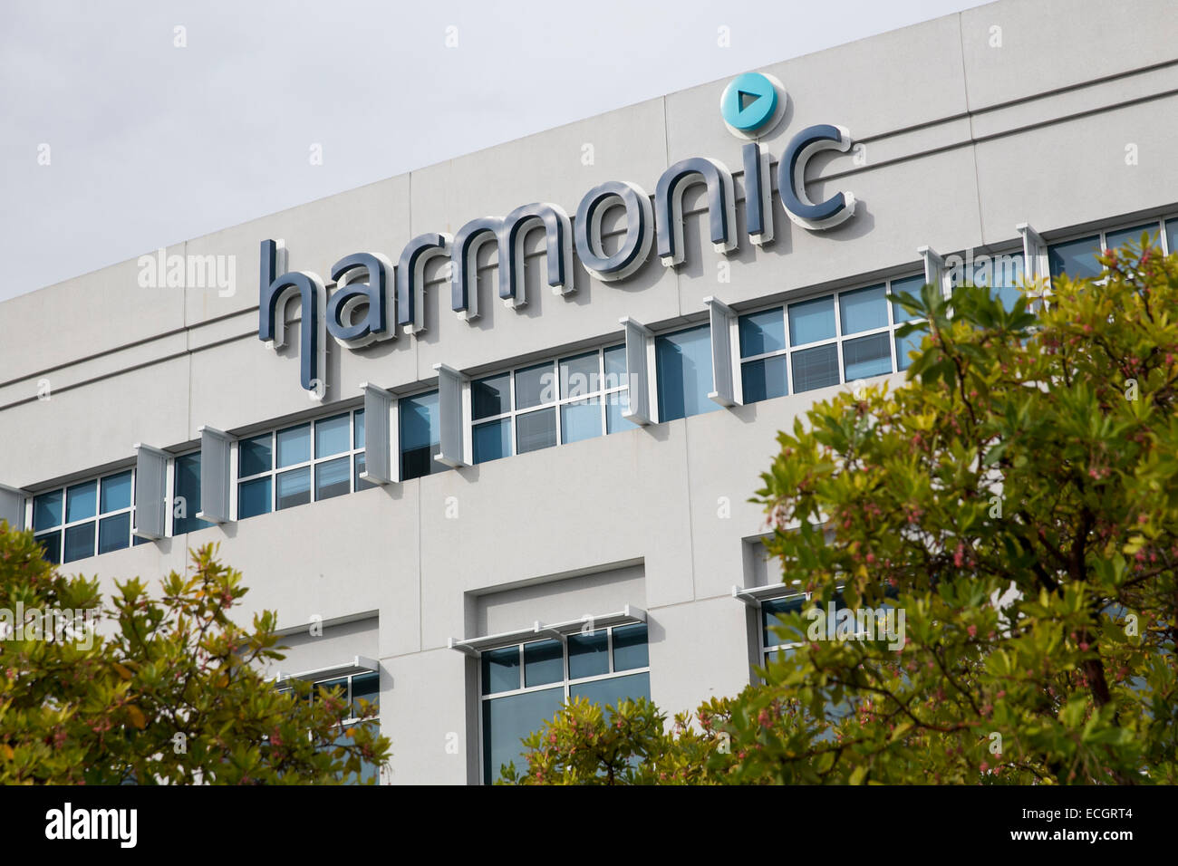 The headquarters of video infrastructure company Harmonic Stock Photo
