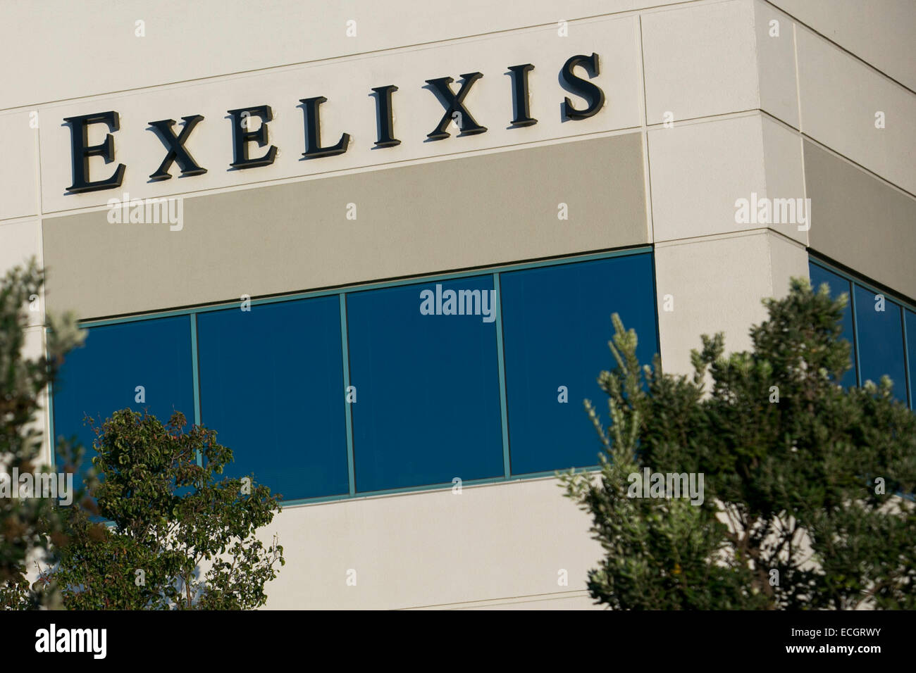 The headquarters of Exelixis Stock Photo Alamy
