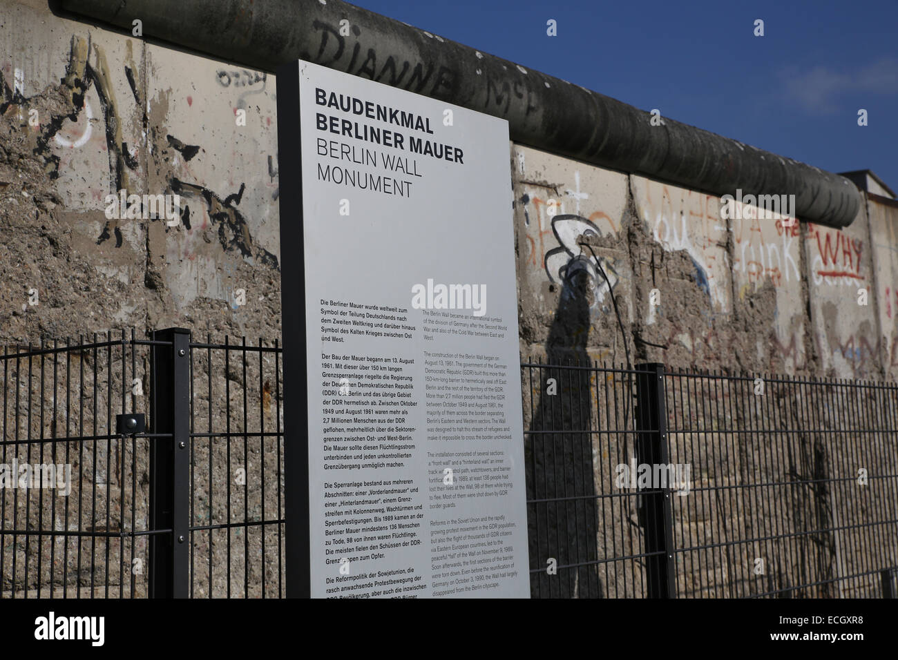 berlin wall monument Stock Photo Alamy