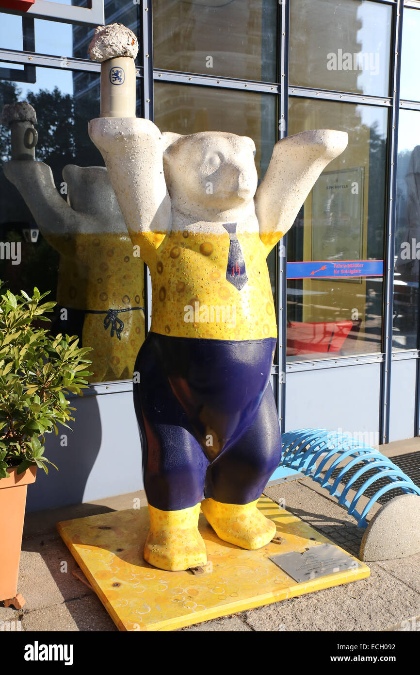 berlin bear statue outdoor Stock Photo