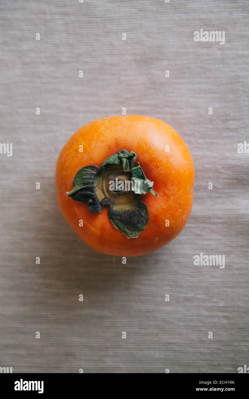 Asian Japanese Persimmon fruit Stock Photo Alamy