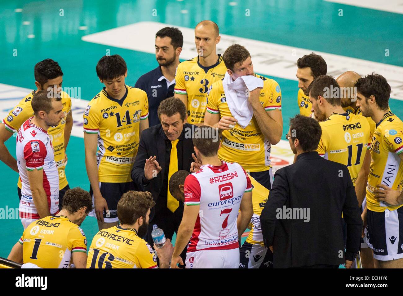 Pallavolo Modena team group, DECEMBER 14, 2014 Volleyball Italian