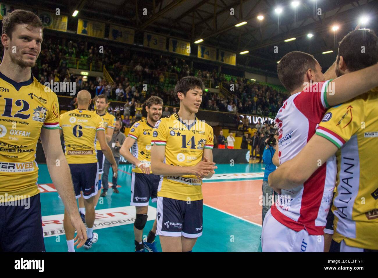 Yuki Ishikawa (Pallavolo Modena), DECEMBER 14, 2014 Volleyball