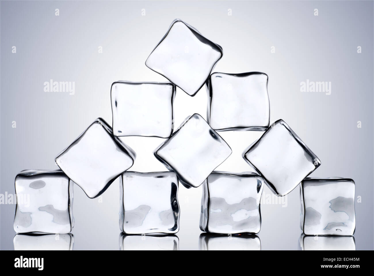 ice cubes Stock Photo