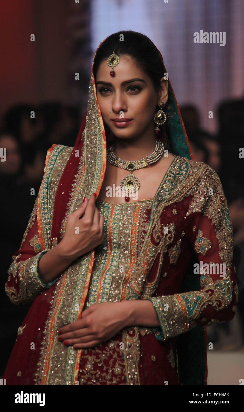 Pakistani Model Presents The Creations Of Pakistani Designers