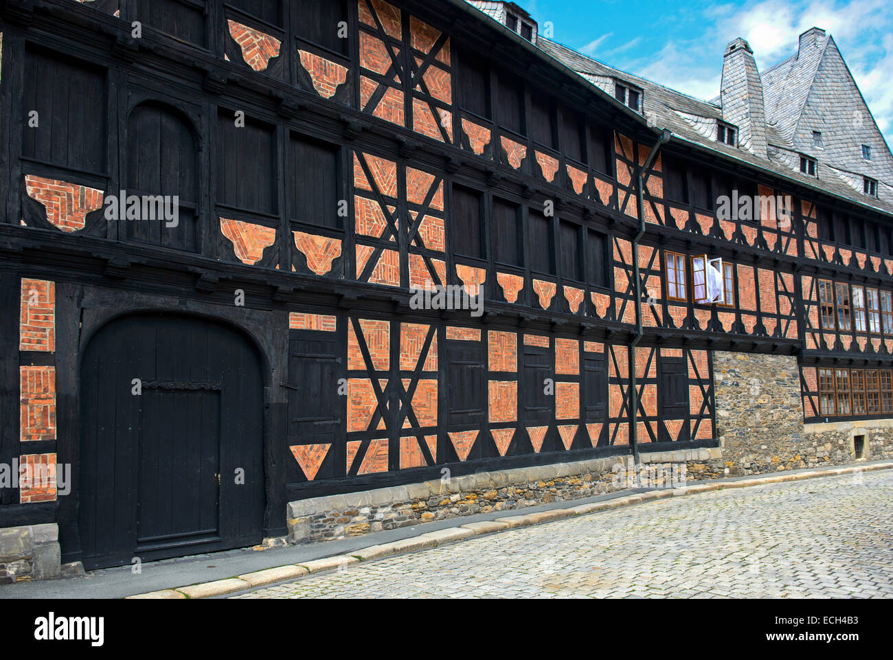 Siemenshaus, Altstadt, UNESCO-Weltkulturerbe, Goslar, Harz, Niedersachsen, Deutschland Stock Photo