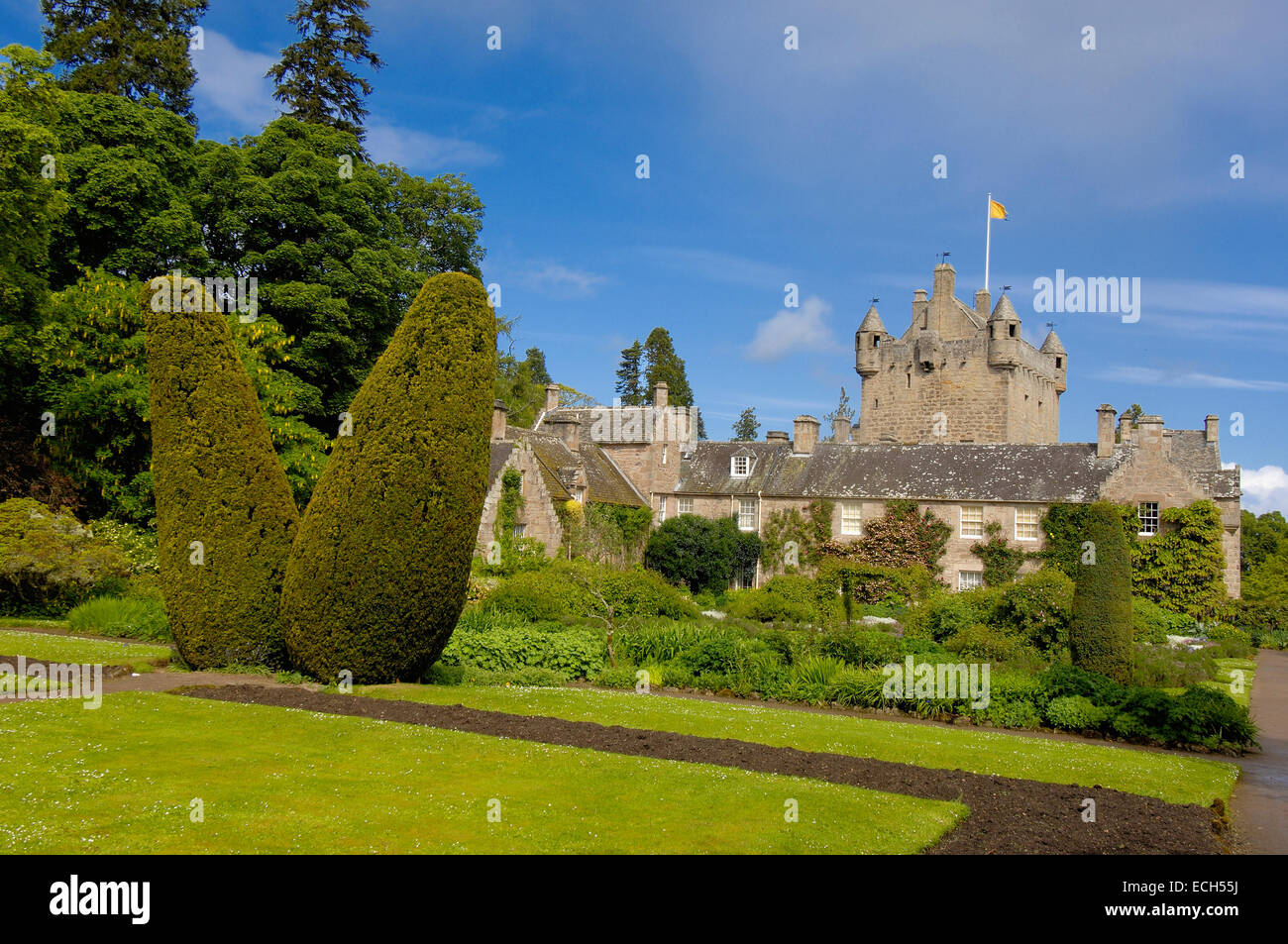 Cawdor Castle near Inverness, Inverness-shire, Northern Highlands, Scotland, United Kingdom, Europe Stock Photo