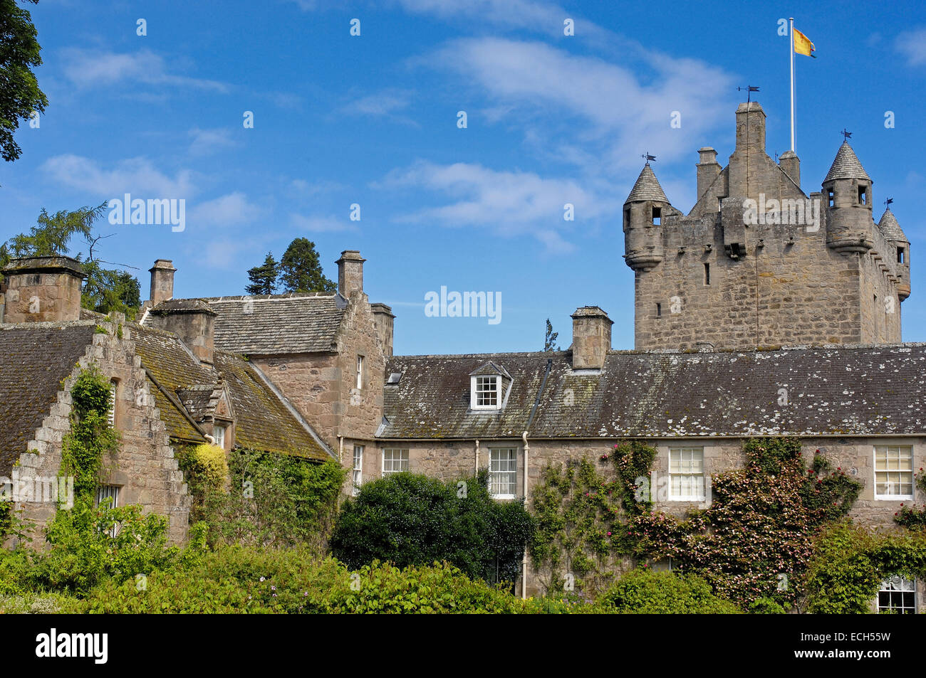 Cawdor Castle near Inverness, Inverness-shire, Northern Highlands, Scotland, United Kingdom, Europe Stock Photo