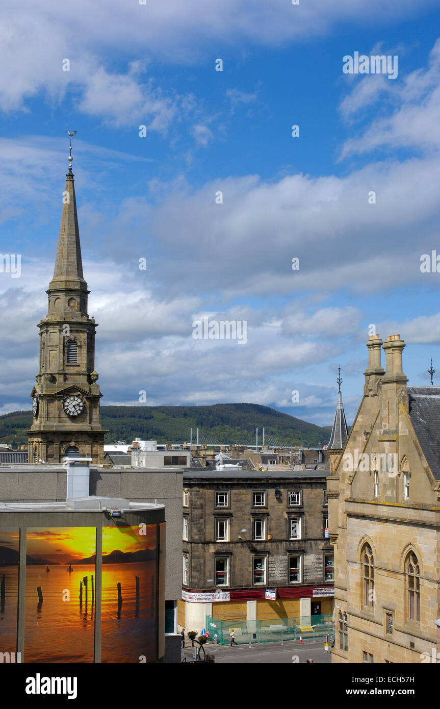 Town house, Inverness, Highland Region, Scotland, United Kingdom, Europe Stock Photo