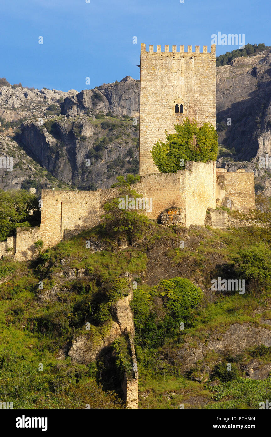 Yedra Castle in Cazorla village, Sierra de Cazorla Segura y Las Villas Natural Park, province of Jaén, Andalusia, Spain, Europe Stock Photo