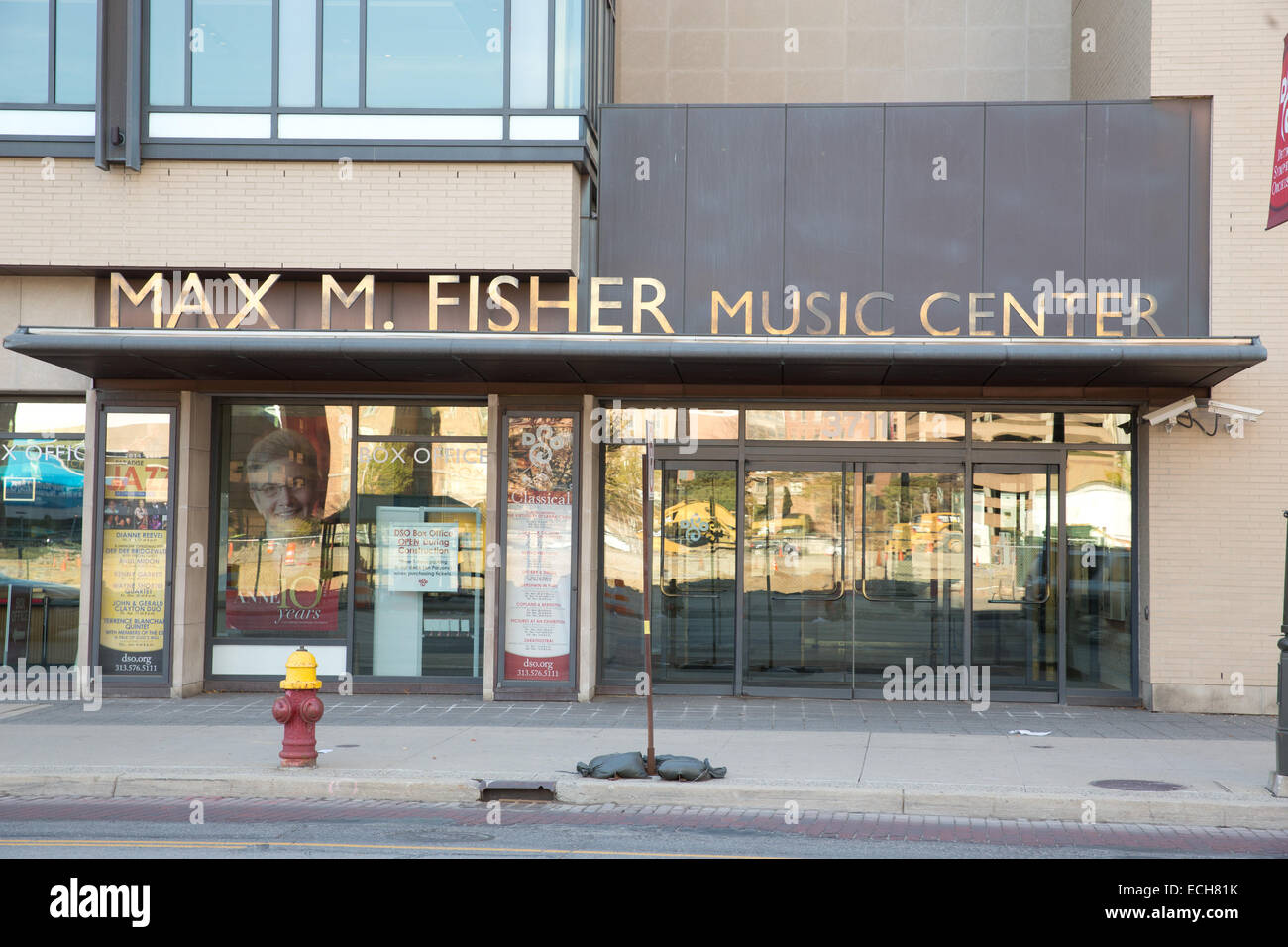The Detroit Symphony Orchestra, Max M. Fisher Music Center, Detroit, Michigan, USA. Oct. 23, 2014. Stock Photo