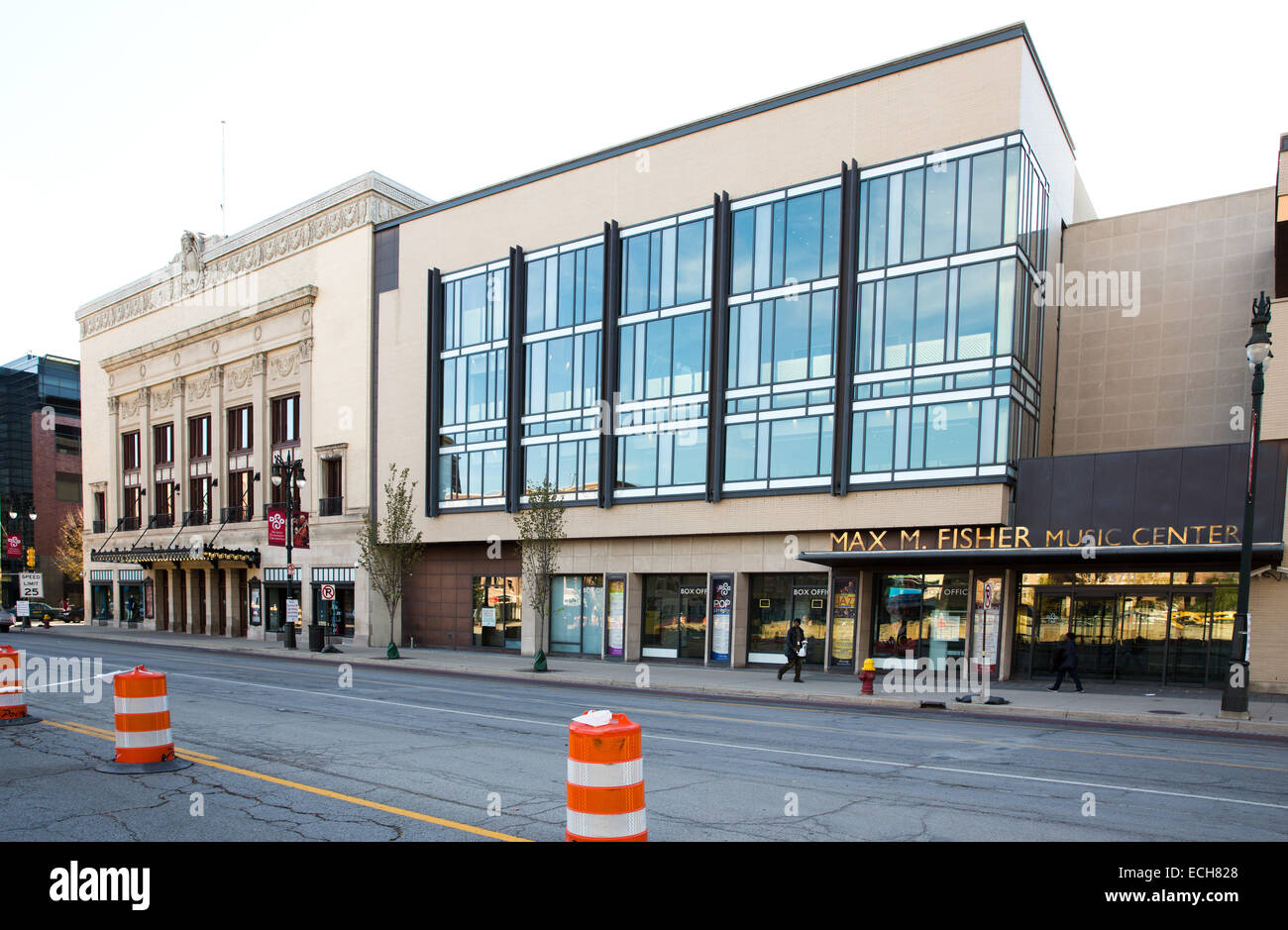 The Detroit Symphony Orchestra, Max M. Fisher Music Center, Detroit, Michigan, USA. Oct. 23, 2014. Stock Photo