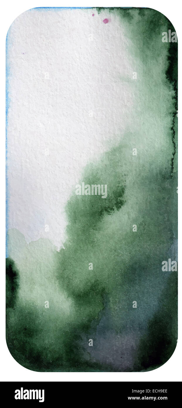 gray-green  watercolor background Stock Photo