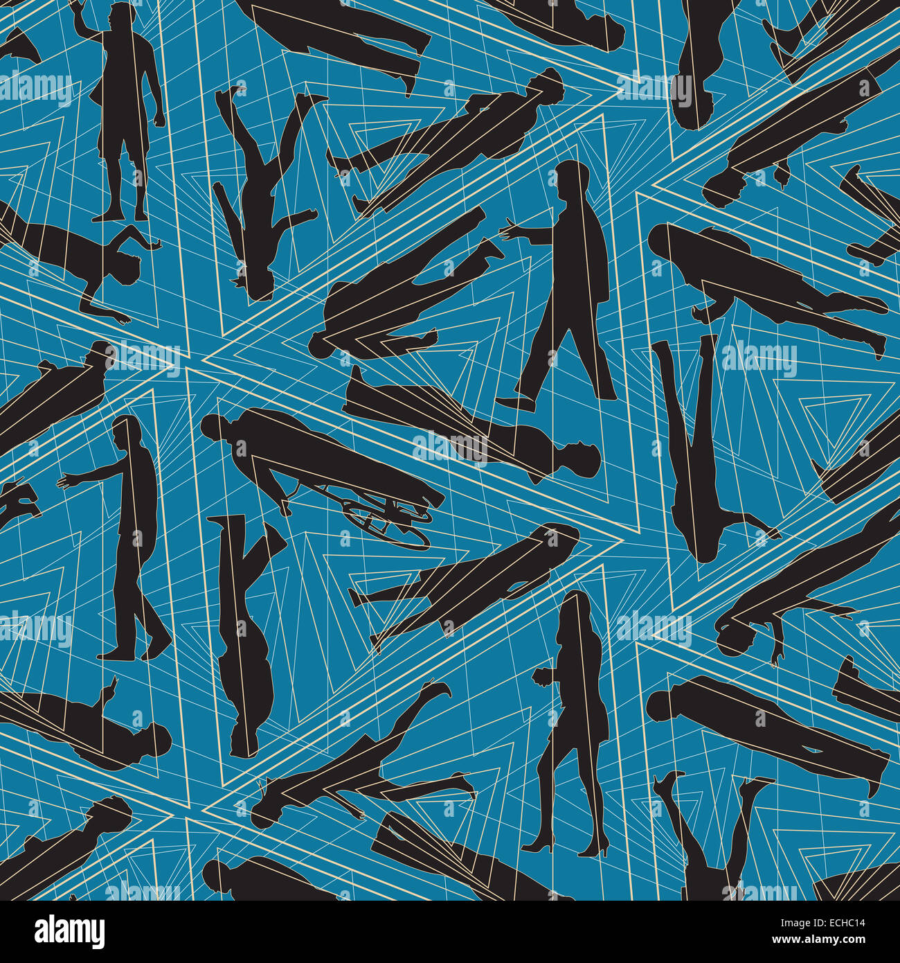 Networking Seamless Pattern Stock Photo - Alamy