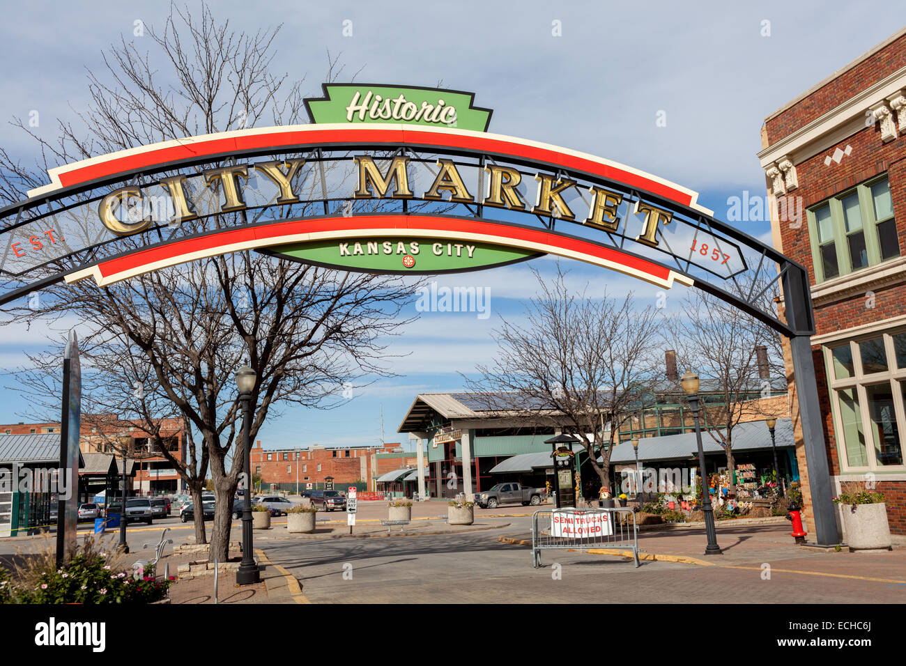 Historic City Market, Kansas City, Missouri, USA Stock Photo