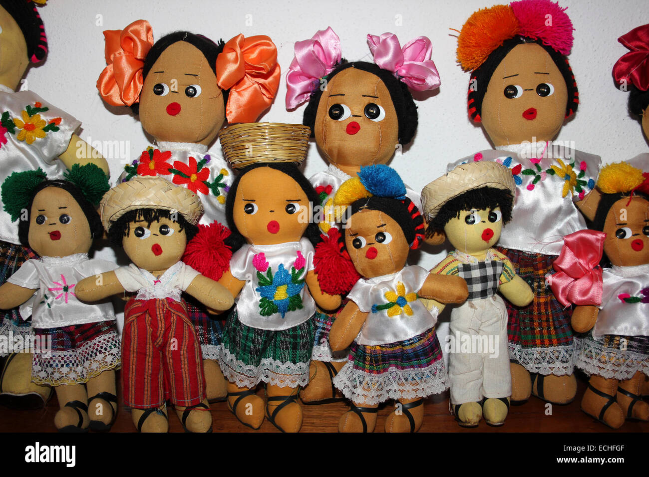 Guatemala Dolls Stock Photo Alamy
