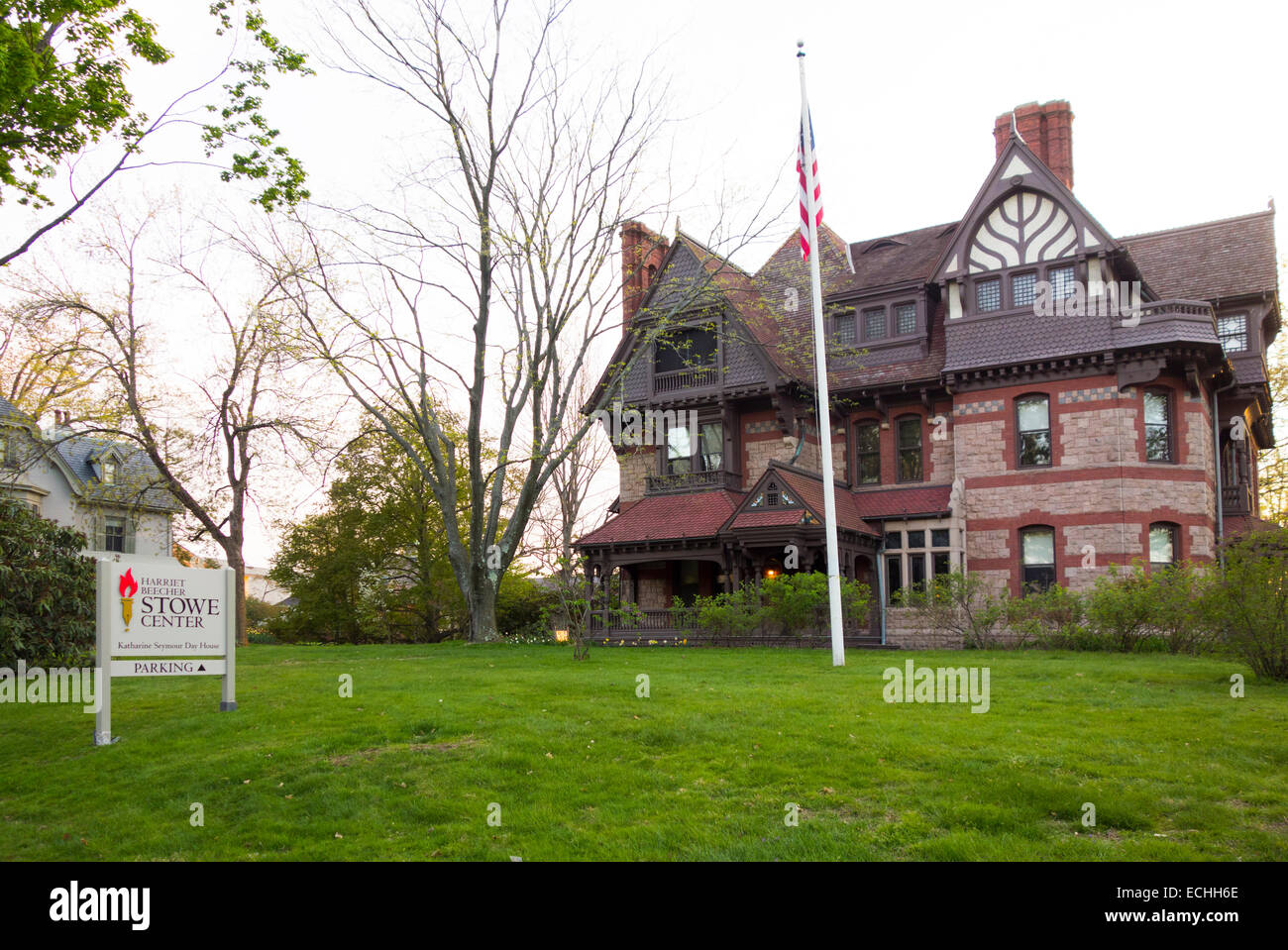 Harriet Beecher Stowe house in Hartford CT Stock Photo Alamy