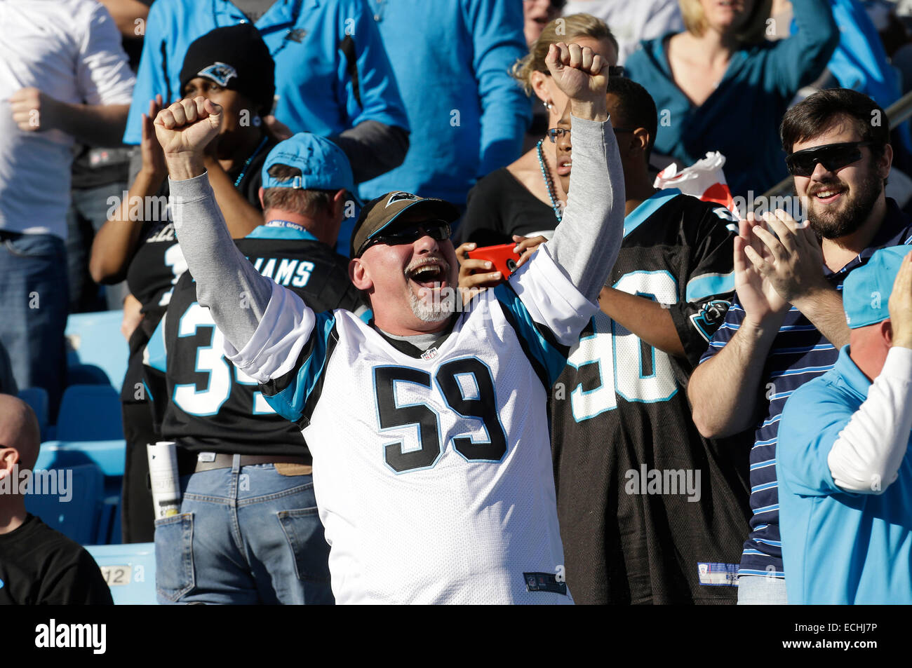 Carolina Panthers fan jersey
