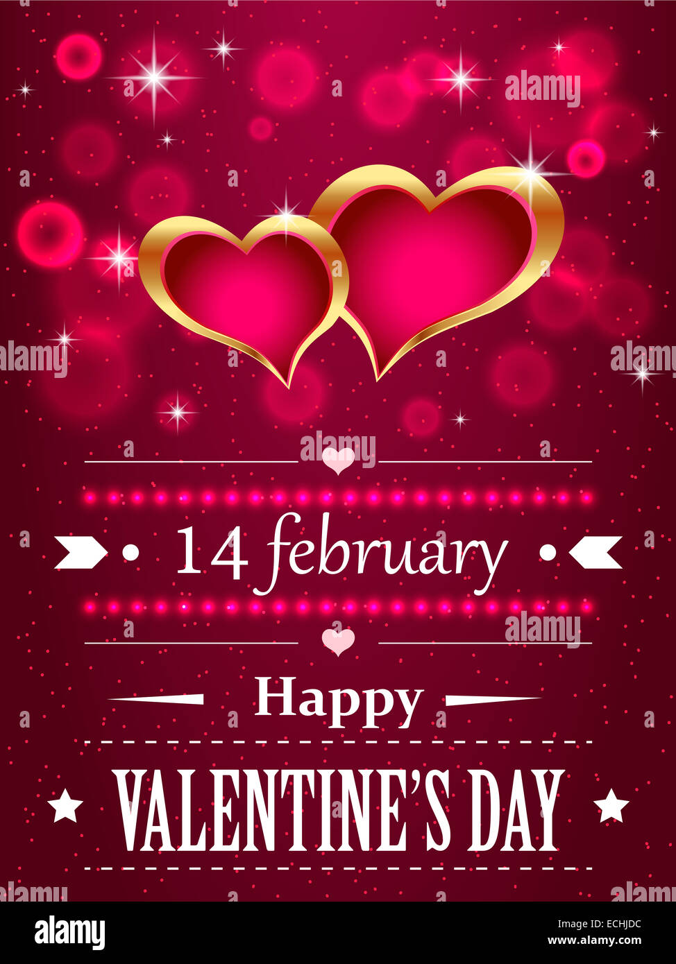 Design with hearts can be used as cards or messages Stock Photo - Alamy