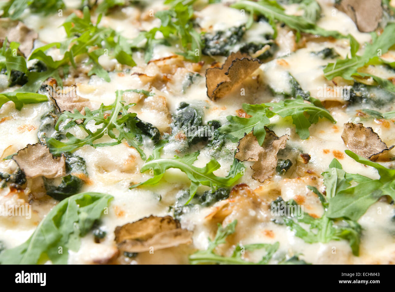 Pizza Ruffels italian pizza with truffels Stock Photo - Alamy