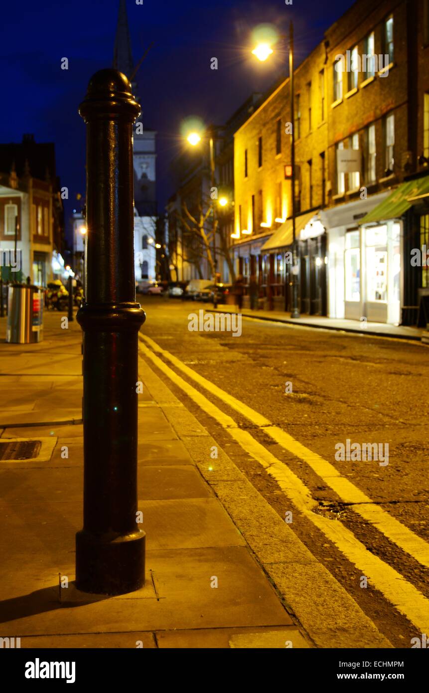 Brushfield Street in Spitalfields in London, England Stock Photo