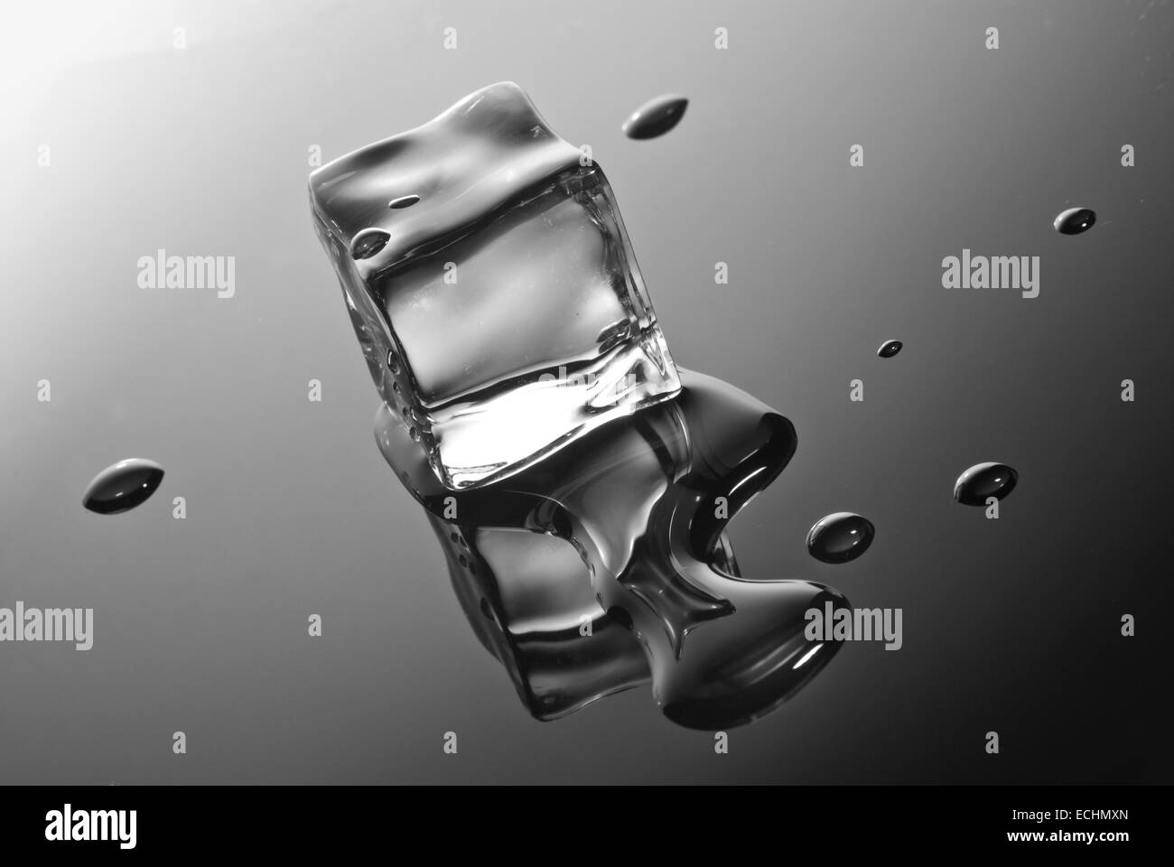 ice cube with water drops Stock Photo - Alamy