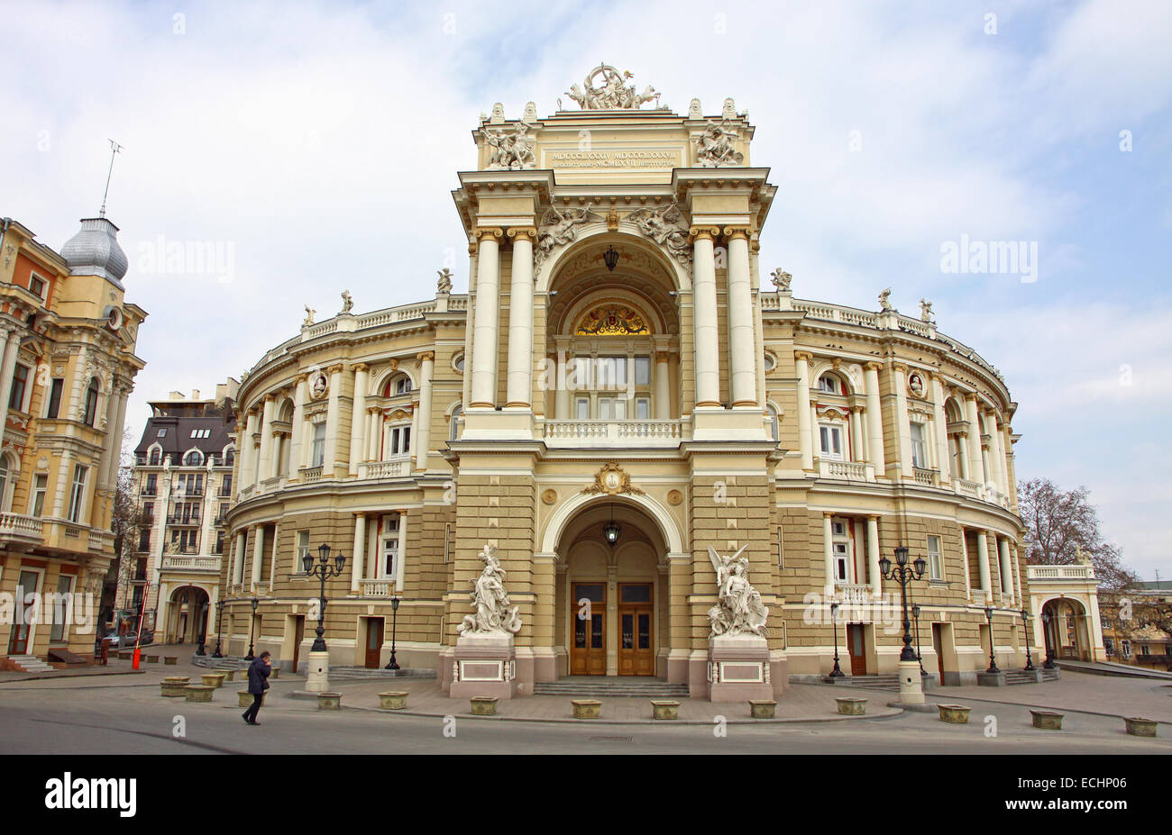Odessa National Academic Theater of Opera and Ballet, Ukraine Stock Photo