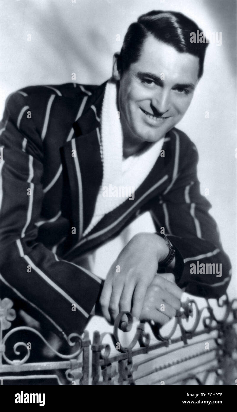 Cary Grant from a 1930s Ross Verlag card Stock Photo