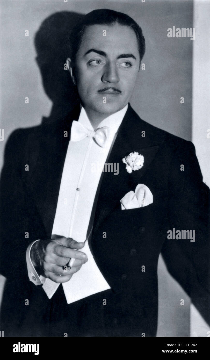 William Powell from a 1930s Ross Verlag card Stock Photo Alamy