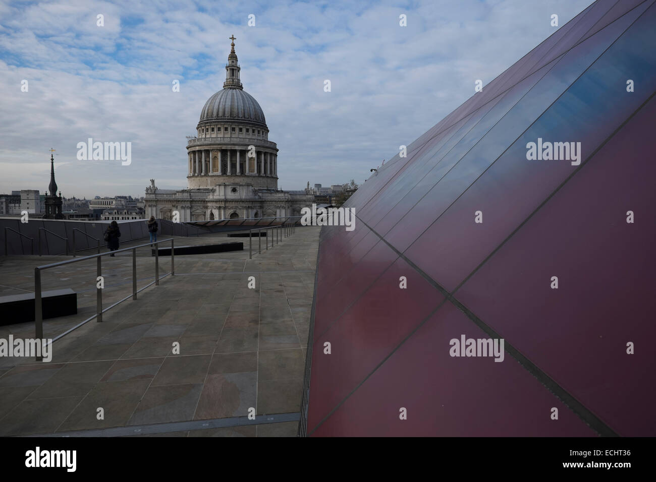 General view images of and around St Paul's Cathedral in London, UK Stock Photo