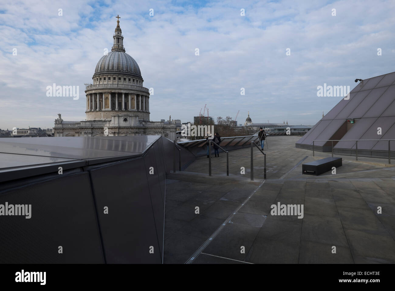General view images of and around St Paul's Cathedral in London, UK Stock Photo