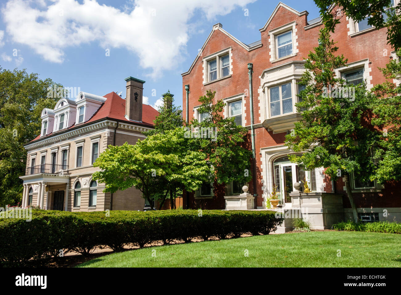 Saint St. Louis Missouri,Central West End,historic neighborhood,Lindell