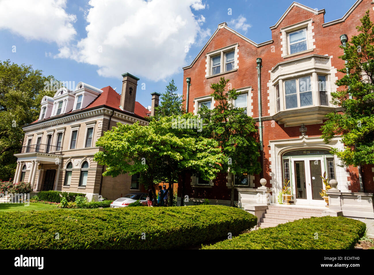 Saint St. Louis Missouri,Central West End,historic neighborhood,Lindell