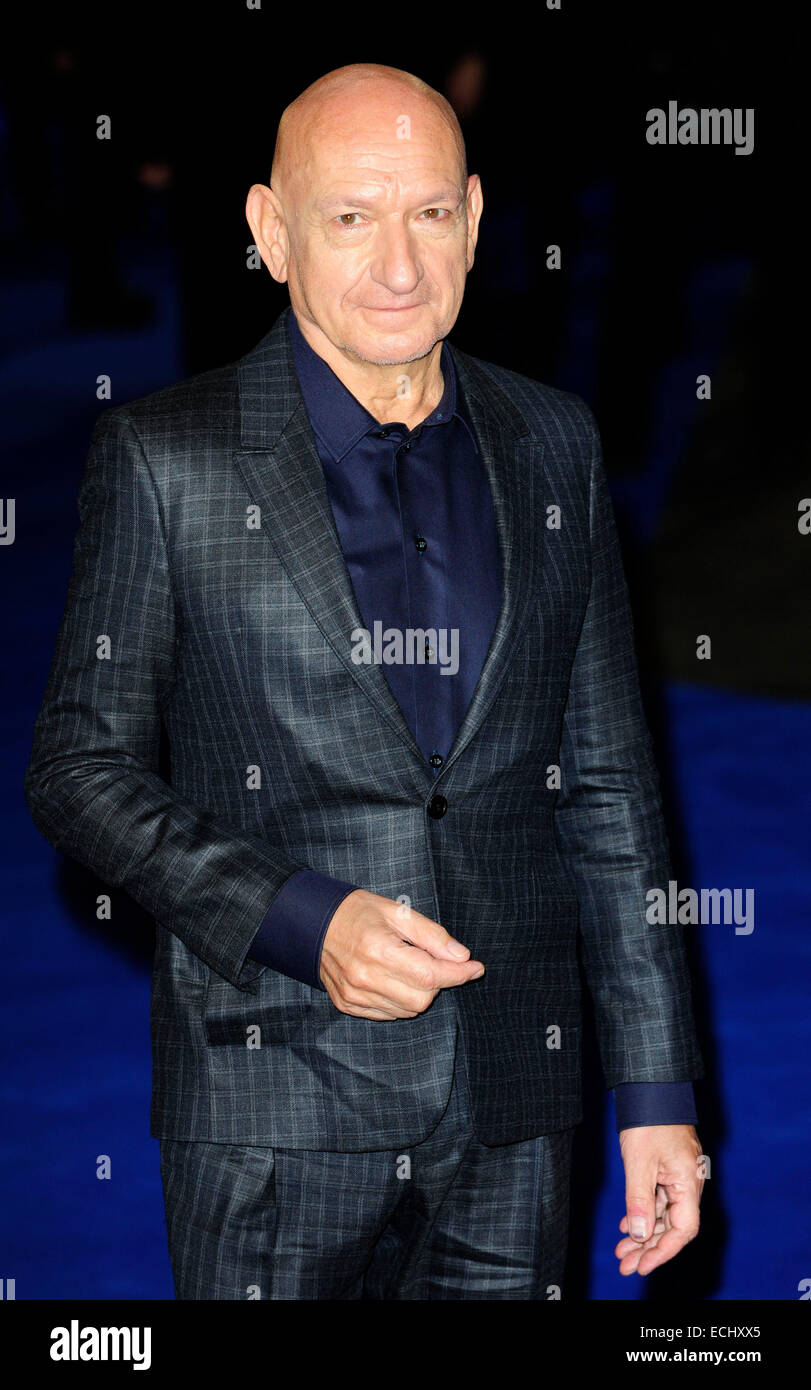 London, UK. 15th December, 2014. Sir Ben Kingsley attend the  Premiere of Night at the Museum-Secret of the Tomb at the Empire  Leicester Square London 15th December 2014 Credit:  Peter Phillips/Alamy Live News Stock Photo