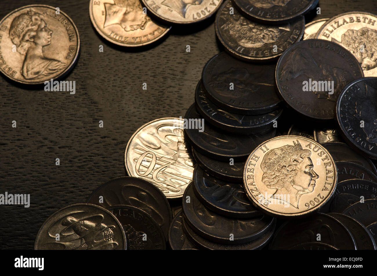Australian 20 Cent Coins Stock Photo Alamy