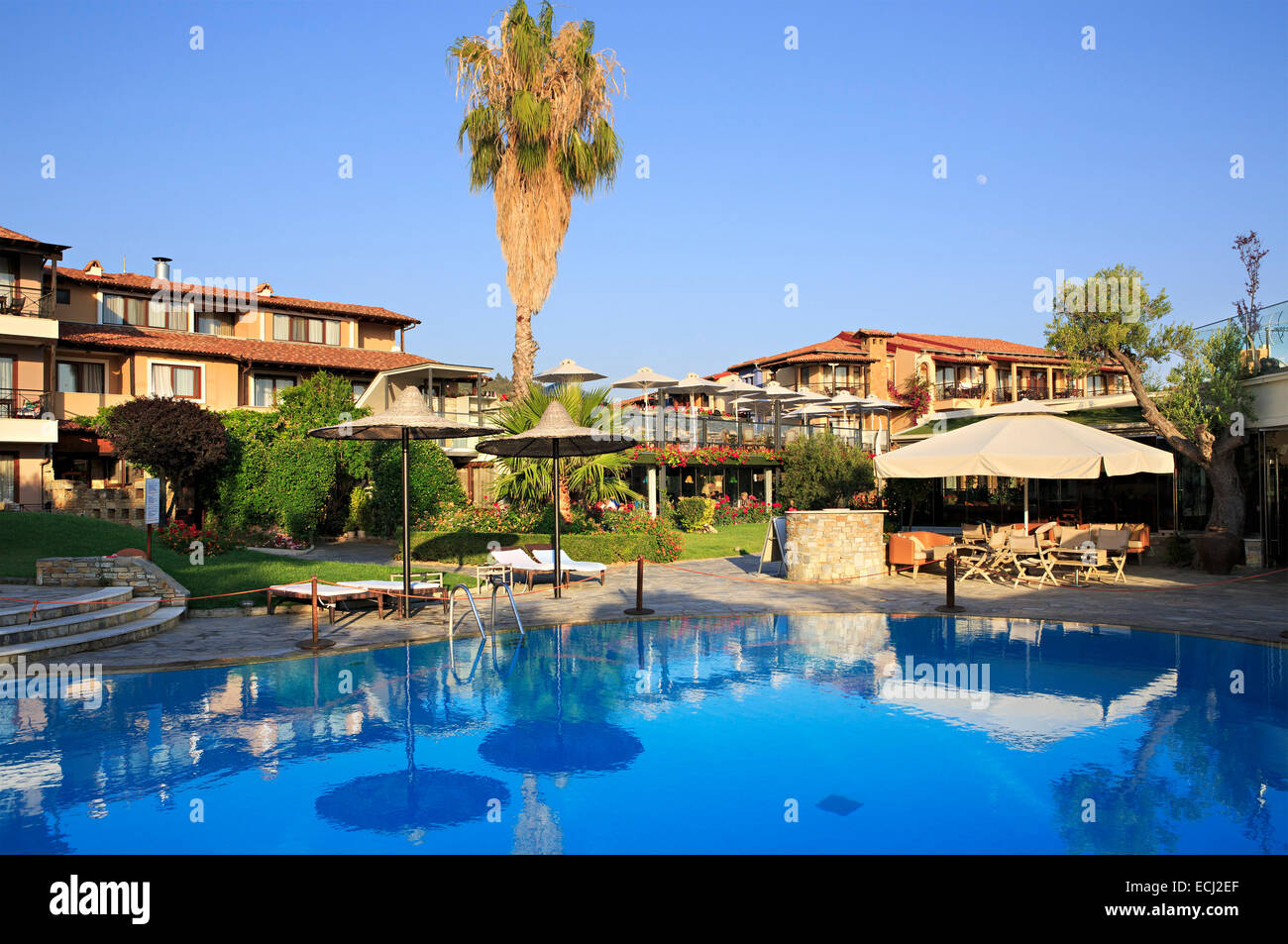 Swimming Pool On Site Of Anthemus Sea Beach Hotel Stock Photo Alamy