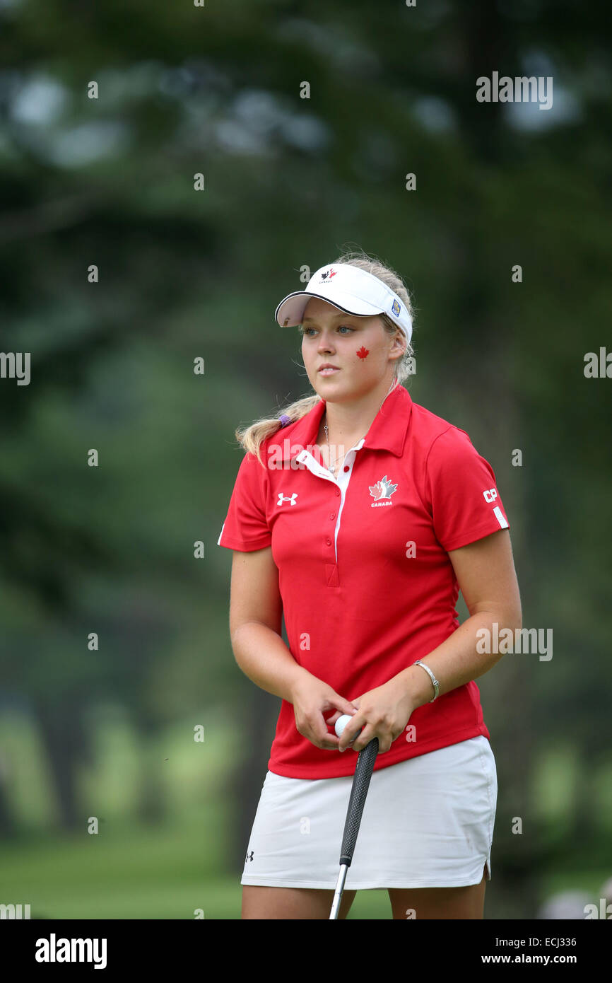 Brooke Henderson (CAN), SEPTEMBER 6, 2014 - Golf : Final round of the World  Amateur Team Golf Championship,