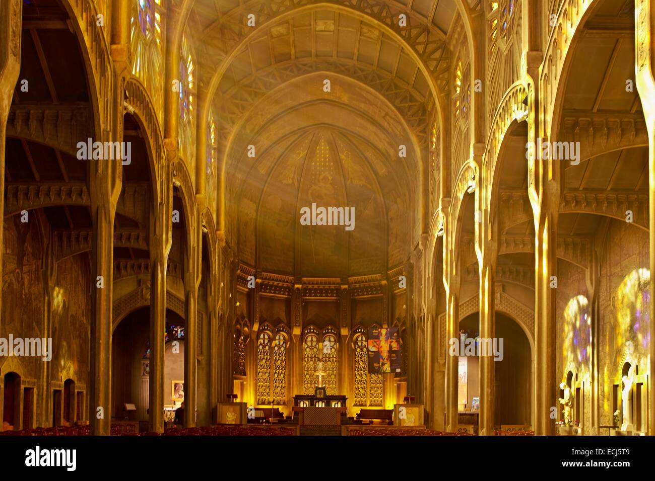 France, Paris, St Christophe de Javel church, dedicated to St ...