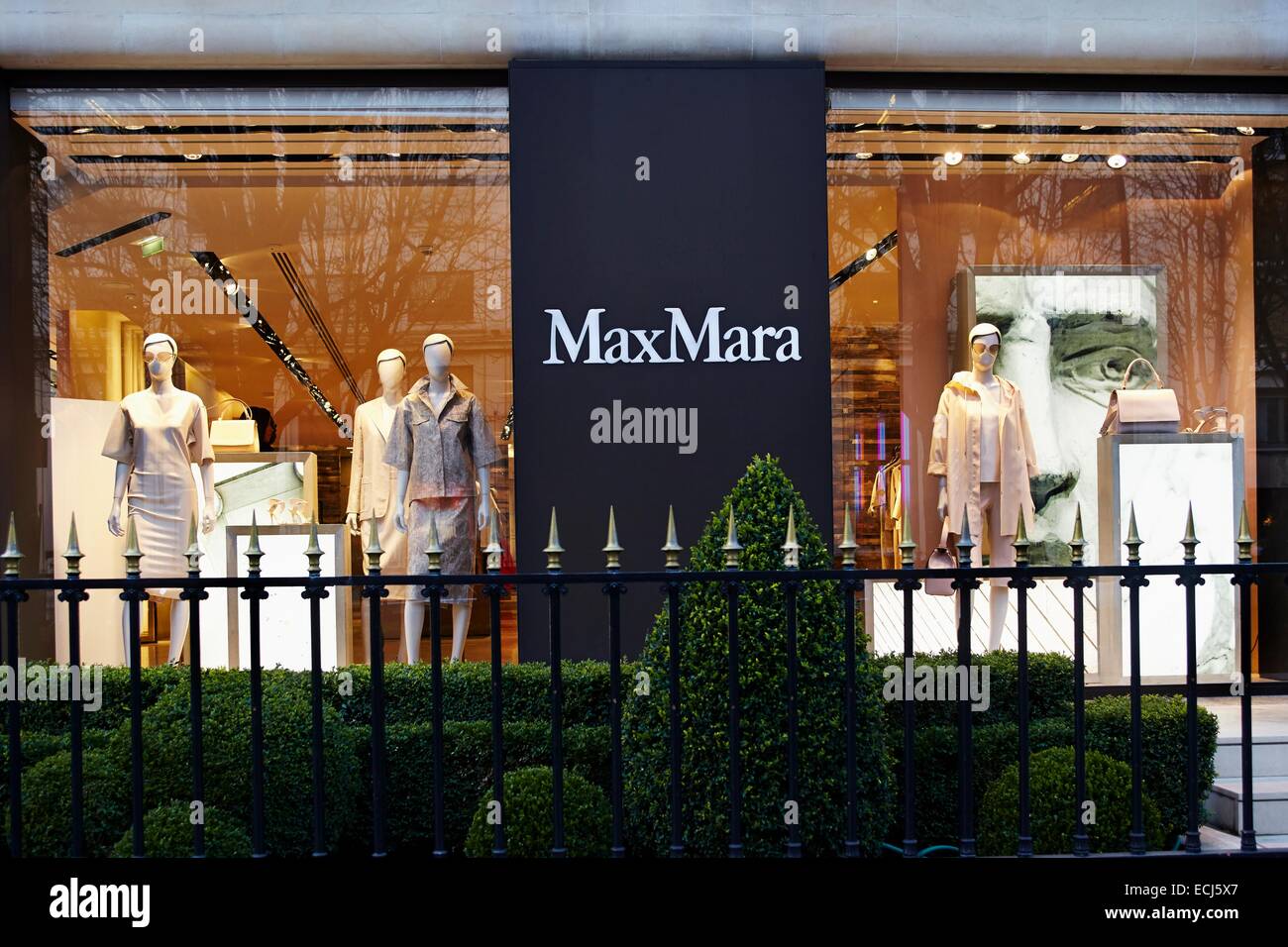France, Paris, Luxury shops on Montaigne Avenue, Max Mara Stock Photo -  Alamy