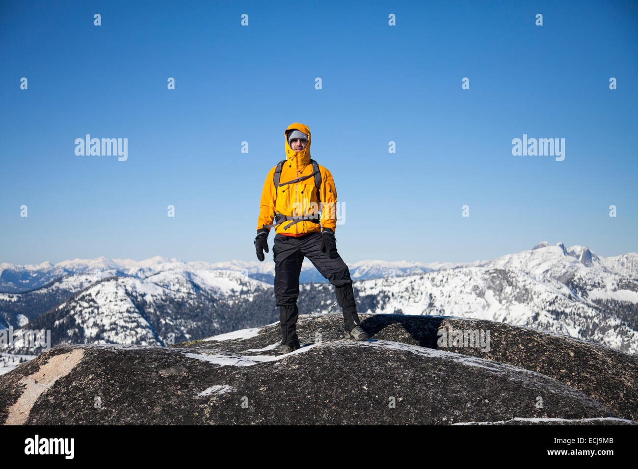Mountaineering Stock Photo
