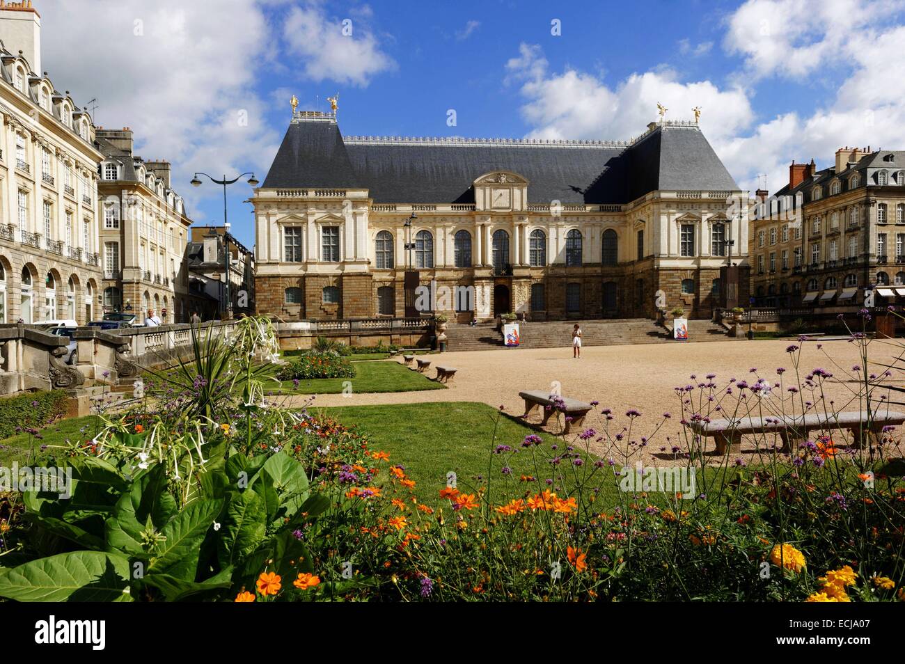 France, Ille et Vilaine, Rennes, Place du Parlement de Bretagne, the ...