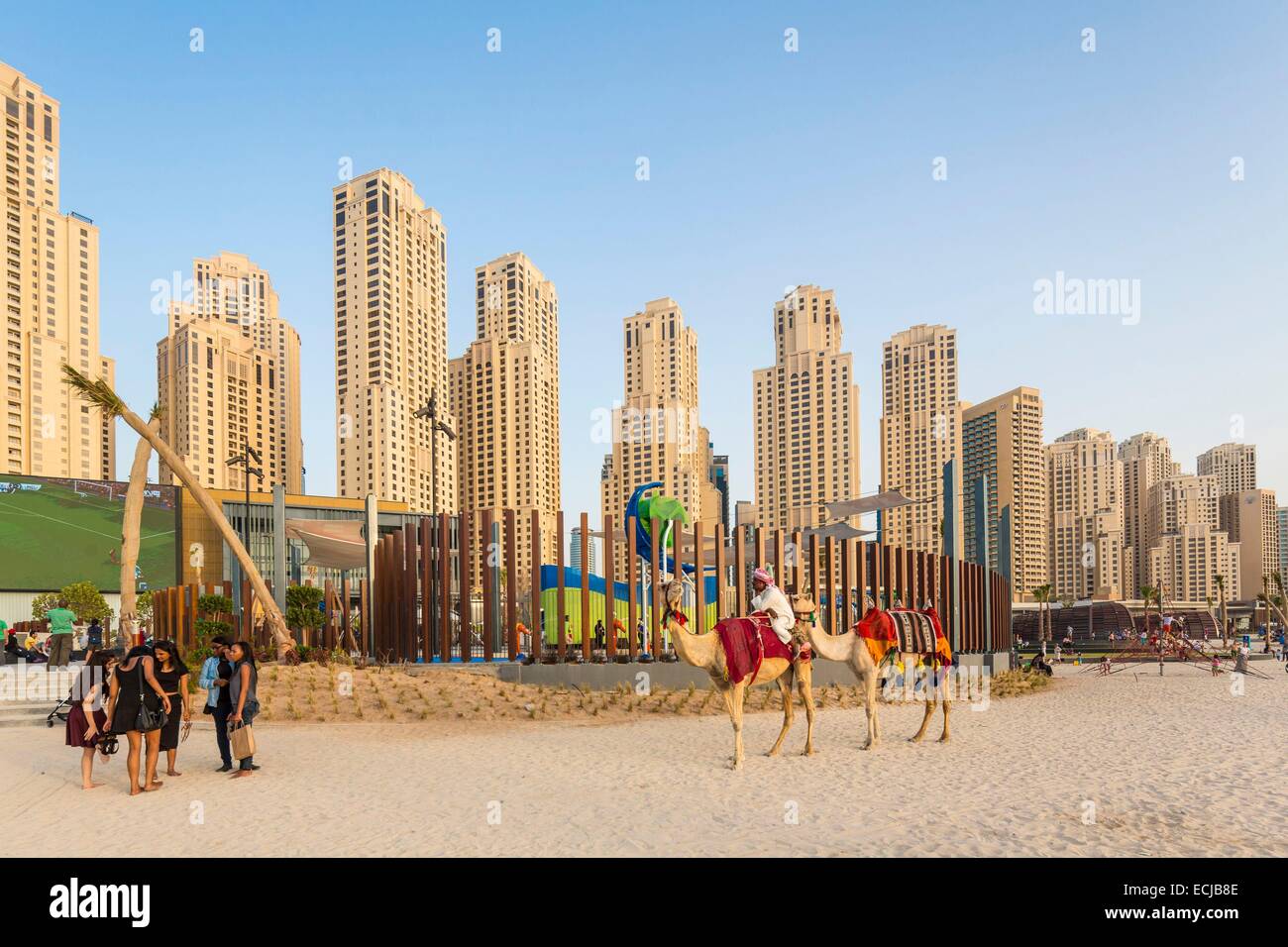 United Arab Emirates, Dubai, New Dubai Marina Neighborhood Located 