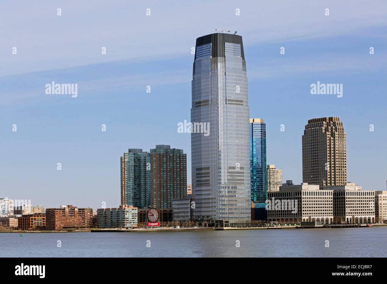 USA, New York, New Jersey, Jersey City, Paulus Hook, residential and